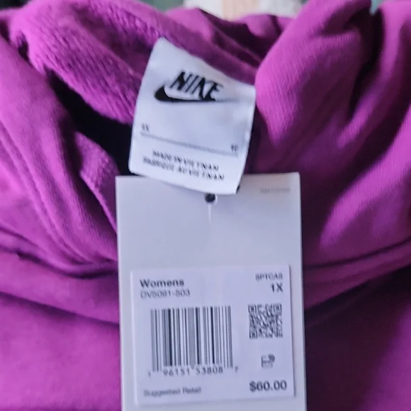 Nike Bold Purple Hoodie - Picture 4 of 4